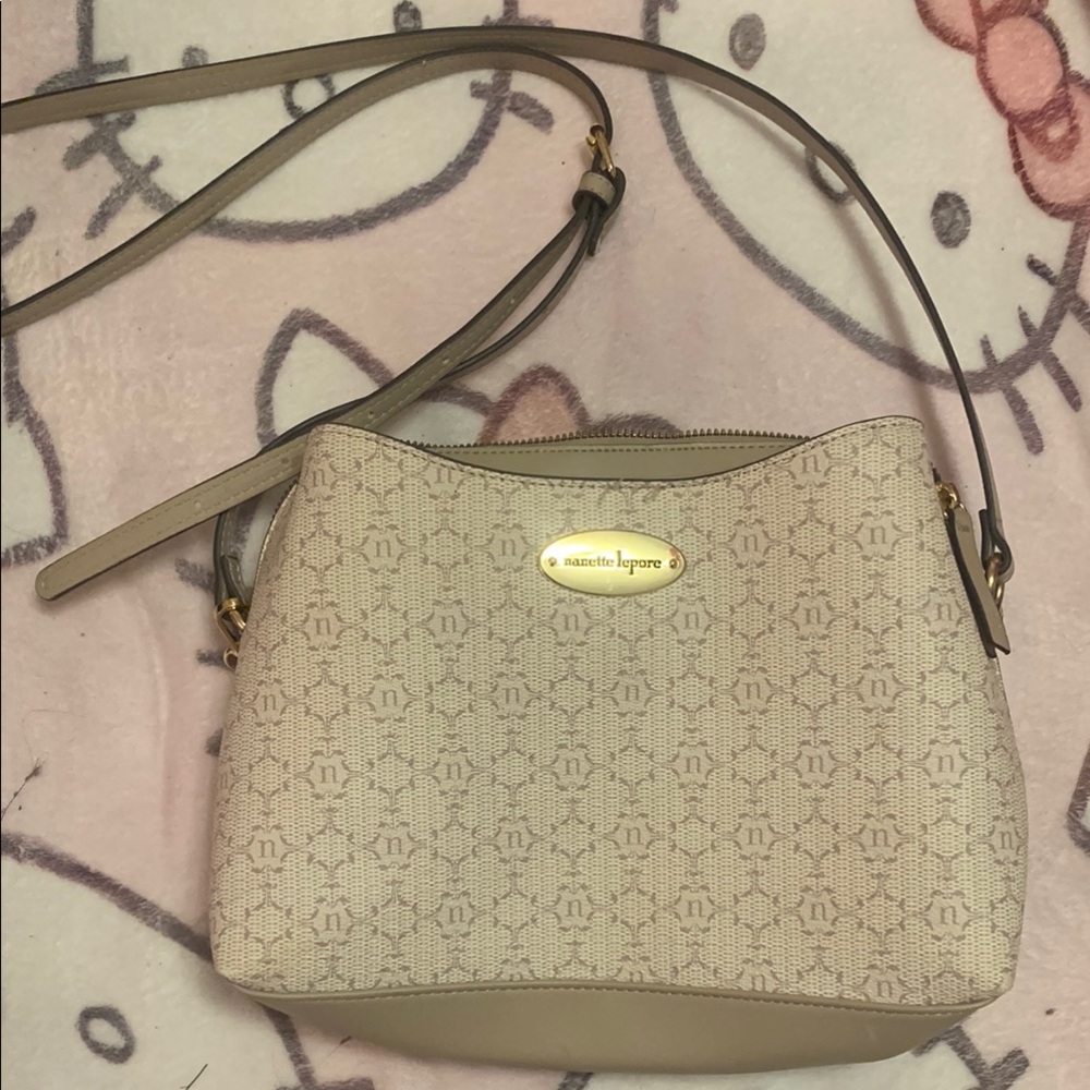 Nanette Lepore Cream Shoulder Bag